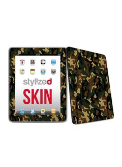 Buy Premium Vinyl Skin Decal Body Wrap for Apple iPad 1 (1st Gen) Camo Mini Woodland in UAE