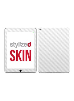Buy Premium Vinyl Skin Decal Body Wrap for Apple iPad Air 2 Carbon Fibre White in UAE