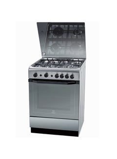 Buy 4 Burners Stainless Steel Gas Cooker I6TG1GKXEX Silver in UAE