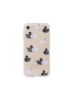 Buy Polycarbonate Case For iPhone 8/iPhone 7 Black Swan in UAE