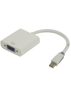 Buy Mini DisplayPort To VGA Adapter White in UAE