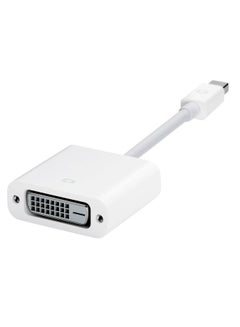 Buy Mini Display Port To DVI Adapter White in UAE