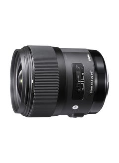 اشتري عدسة من سلسلة آرت بفتحة عدسة f/1.4 مقاس 35 مم لكاميرا كانون EF أسود في الامارات