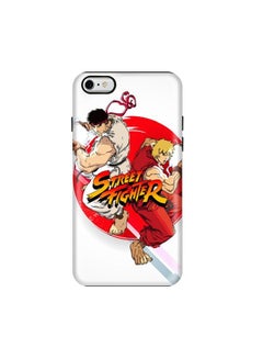 Buy Premium Dual Layer Tough Case Cover Matte Finish for iPhone 6 Plus/6s Plus Street Fighter in UAE