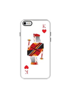 Buy Premium Dual Layer Tough Case Cover Matte Finish for iPhone 6 Plus/6s Plus King of Hearts in UAE