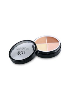Buy 4 Shades Colors Contouring Makeup Palette Ceram/Brown/Beige in UAE