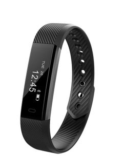 Buy ID115 Bluetooth Fitness Tracker Black in UAE