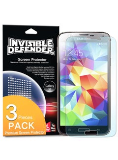Buy Pack Of 3 Invisible Defender HD Screen Protector For Samsung Galaxy S5 Clear in UAE