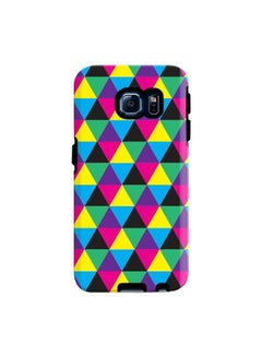 Buy Premium Dual Layer Tough Case Cover Matte Finish for Samsung Galaxy S6 Edge Hallucinating Trios in UAE