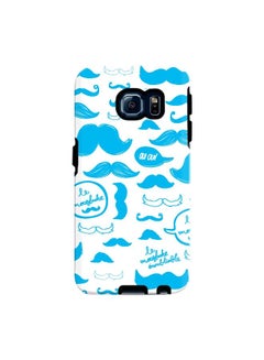 Buy Premium Dual Layer Tough Case Cover Matte Finish for Samsung Galaxy S6 Edge Le Moustache in UAE