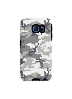 Buy Premium Dual Layer Tough Case Cover Gloss Finish for Samsung Galaxy S6 Edge Artic Camo in UAE