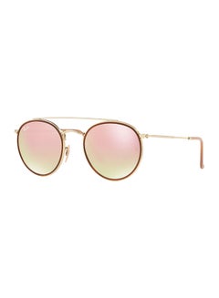 Buy Round Sunglasses - RB3647N-001/7O-51 - Lens Size: 51 mm - Gold in UAE