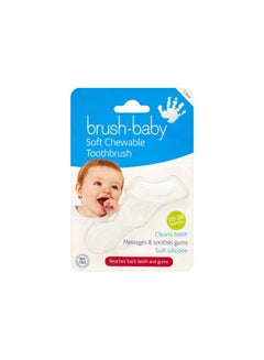 Buy Brush-Baby Chewable Toothbrush & Teether 10 - 36 months in UAE