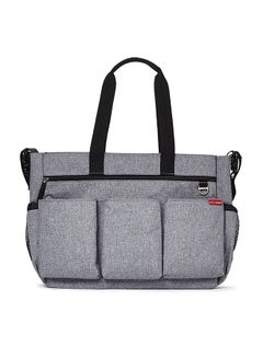 Buy Duo Double Signature Diaper Bag - Grey in Saudi Arabia