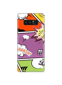 Buy Plastic Slim Snap Case Cover Matte Finish For Samsung Galaxy Note8 Comic Strip in UAE