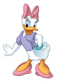 Buy Daisy Duck Giant Wall Decal Multicolour in UAE