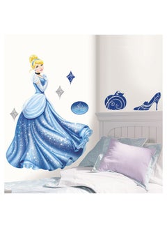 Buy Disney Princess Cinderella Glamour Giant Wall Decal Multicolour in UAE