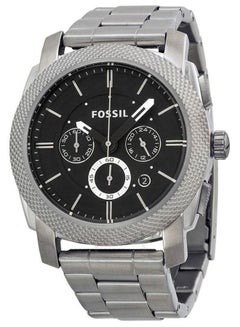 Buy Men's Machine Chronograph Watch FS4776 - 45 mm - Silver in UAE