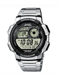 Buy Men's Youth Series Water Resistant Stainless Steel Digital Watch AE-1000WD-1AVDF - 44 mm - Silver in UAE