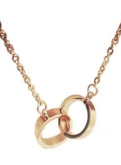 Buy Lovely Rose Gold Necklace in UAE