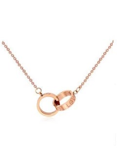 Buy Lovely Rose Gold Necklace in Saudi Arabia