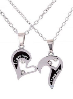 Buy Love Couple Heart Shape Jewelry Set in UAE