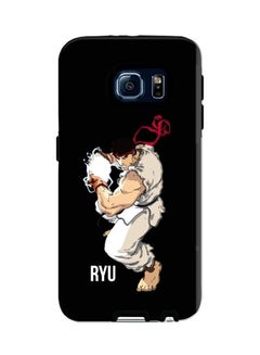 Buy Premium Dual Layer Tough Case Cover Matte Finish for Samsung Galaxy S6 Street Fighter Ryu in UAE