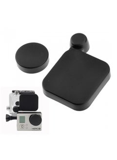 Buy Camera Lens Cap Protective Cover With Housing Case Lens Cover With Logo For GoPro HERO3 Multicolour in UAE