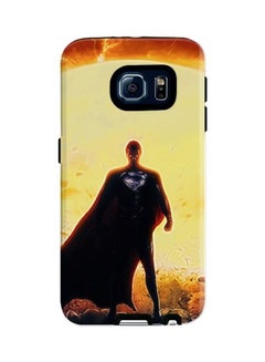 Buy Premium Dual Layer Tough Case Cover Matte Finish for Samsung Galaxy S6 Superman in UAE