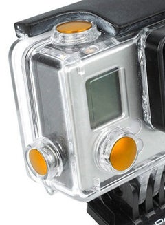 Buy Aluminum Anodized Color Button Set For GoPro HERO3 Plus Housing Gold in UAE