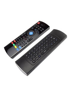 Buy MX3-M 2.4G Wireless Keyboard Mouse Wireless Remote Control with Build In Mic For Android TV Box Black in Saudi Arabia