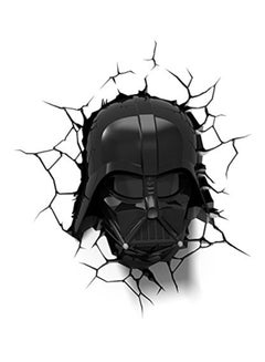 Buy Star Wars Classic Darth Vader Giant Wall Decal Multicolour in UAE