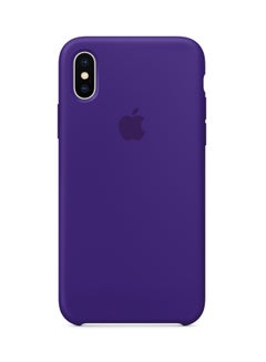 Buy Silicone Case For iPhone X Ultra Violet in UAE