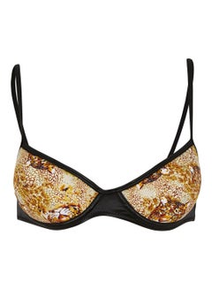 Buy Midnight Rambler Tiger Bikini Top Brown/Black in Saudi Arabia