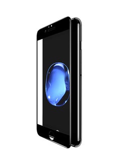 اشتري واقي شاشة كامل التغطية من الزجاج المقوّى لهاتف آيفون 7 أسود في السعودية