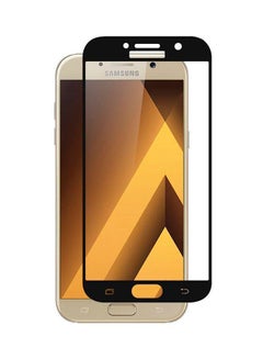 Buy 3D Tempered Glass Screen Protector For Samsung Galaxy A7 2017 Black in UAE
