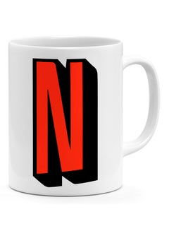 Buy Netflix Coffee Mug White 11ounce in UAE