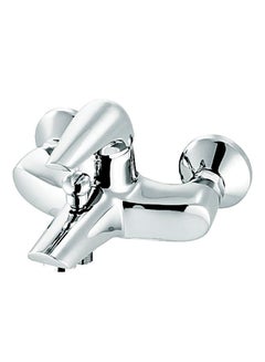 Buy Prince Bath And Shower Mixer With Shower Set Silver Standard in Saudi Arabia