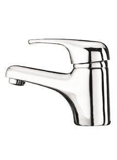 Buy Queen Wash Basin Mixer With Pop Up Waste Silver Standard in UAE