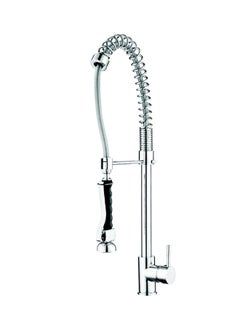Buy Spring Pullout Kitchen Sink Mixer Silver Standard in UAE
