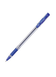 اشتري قلم حبر جاف كروي الرأس بقبضة رفيعة 50 قطعة شفاف/أزرق في الامارات