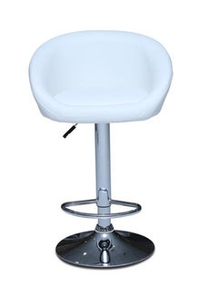 Buy Mostyn Bar Stool White 53x103x45cm in UAE