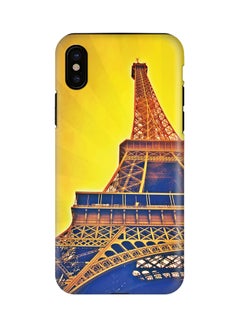 Buy Polycarbonate Dual Layer Tough Case Cover Matte Finish For Apple iPhone X Paris Heights in UAE