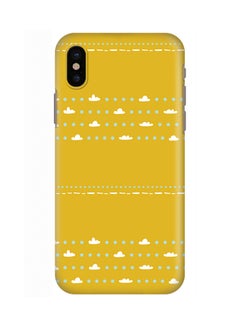 Buy Polycarbonate Slim Snap Case Cover Matte Finish For Apple iPhone X Dotty Skies in Saudi Arabia