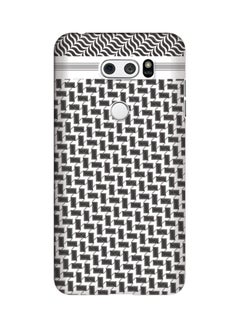 Buy Polycarbonate Slim Snap Case Cover Matte Finish For LG V30 Shemag Black in UAE