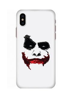 Buy Polycarbonate Slim Snap Case Cover Matte Finish For Apple iPhone X Joker Grin in UAE