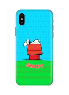 Buy Polycarbonate Slim Snap Case Cover Matte Finish For Apple iPhone X Snoopy 2 in UAE