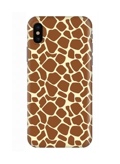 Buy Polycarbonate Slim Snap Case Cover Matte Finish For Apple iPhone X Somali Giraffe Skin in Saudi Arabia