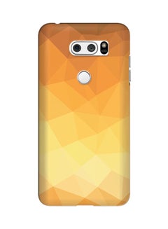 Buy Polycarbonate Slim Snap Case Cover Matte Finish For LG V30 Gold Bar in UAE