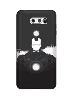 Buy Polycarbonate Slim Snap Case Cover Matte Finish For LG V30 Iron Man Beam in UAE